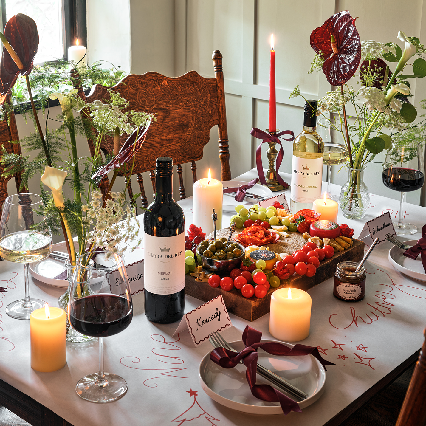 Luxury Artisan Cheese & Wine Hamper by Haute Hampers UK